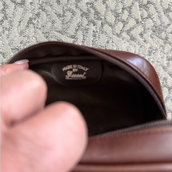 Vintage Gucci Brown Monogram Pouch - Picture 4 of 7